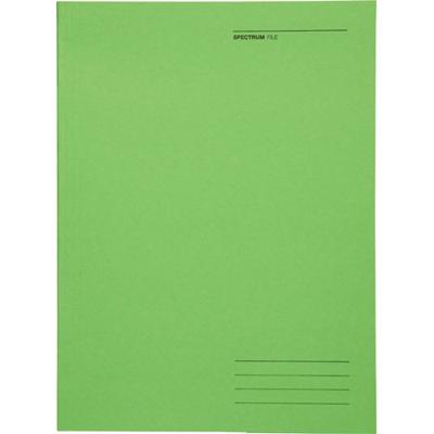 Dossiermap Secolor A4 3 kleppen 100% gerecycled karton 250 gr groen