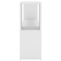 Boekenkast 100x24x63 cm spaanplaat wit - thumbnail