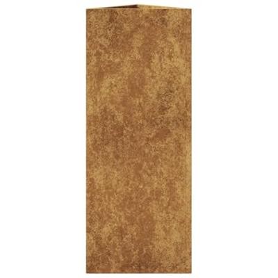 Plantenbakken 2 st Driehoekig 30x26x75 cm weervast staal