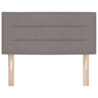 LED Hoofdbord met LED -striplichten Taupe 80 cm Stof - thumbnail