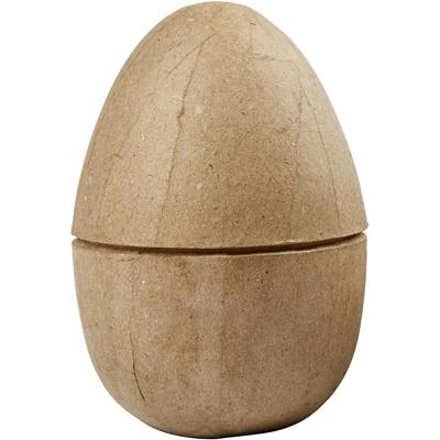 Creativ Company 2-delig ei, h: 12 cm, d 9 cm, 1 stuk