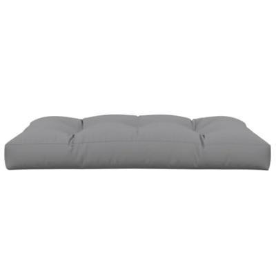Palletkussen 120x80x12 cm stof grijs