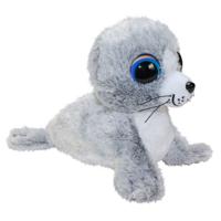 Lumo Stars knuffel Lumo Seal Kuutti grijs 15 cm - thumbnail