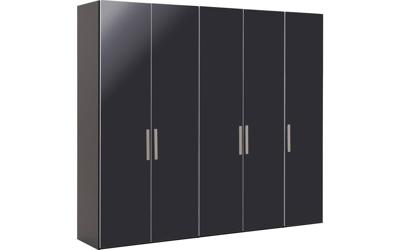 Goossens Kledingkast Easy Storage Ddk, Kledingkast 253 cm breed, 220 cm hoog, 5x draaideur