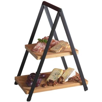 Gusta Etagere - Serveertoren - Gusta Piramide - 2-Laags - 28 x 16 x 35,5 cm