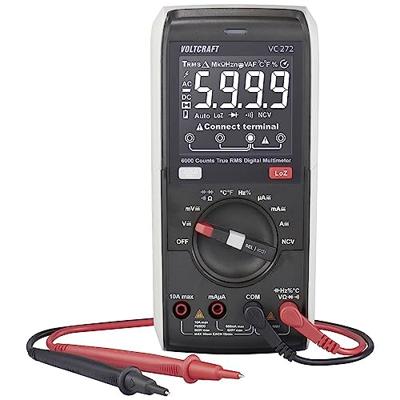 VOLTCRAFT VC272 Multimeter Digitaal LoZ CAT III 600 V Weergave (counts): 6000
