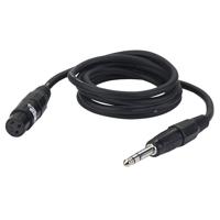 DAP FL03 verloopkabel 1x XLR female naar 1x Stereo jack 3m - thumbnail