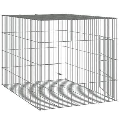 Konijnenkooi 78x54x54 cm gegalvaniseerd ijzer Konijnenkooi 78x54x54 cm gegalvaniseerd ijzer