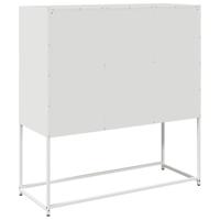 Dressoir 100,5x39x107 cm koudgewalst staal wit - thumbnail