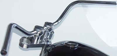 LSL "vlinder l10" stuur handlebar butterfly l sta chr 25.4mm hd