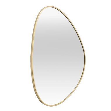 Spiegel Malmo - goudkleurig metaal - 60x40 cm