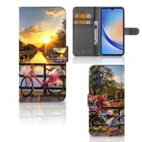 Samsung Galaxy A24 4G | Flip Cover | Amsterdamse Grachten - thumbnail