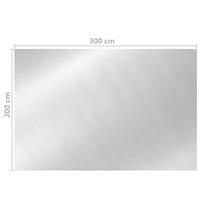 VidaXL Zwembadhoes 300x200 cm pe zilverkleurig - thumbnail