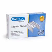 Nieten Rapesco Heavy Duty 923 8mm 1000 stuks zilver - thumbnail