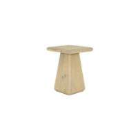 Tower Living Vierkante Bijzettafel 'Asti' Mangohout, 40 x 40cm, kleur Naturel - thumbnail