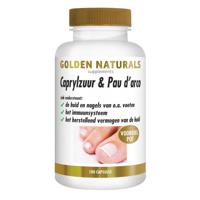 Golden Naturals Caprylzuur & Pau D'Arco Formule 180Capsules - thumbnail