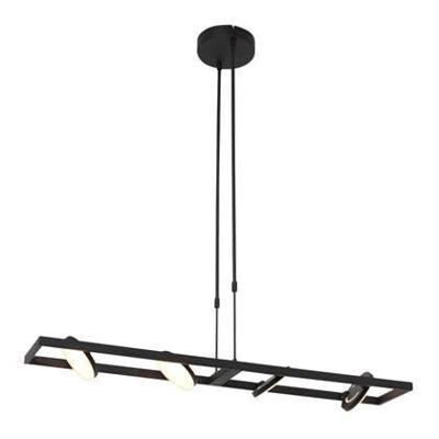 Steinhauer Flexibele led hanglampSoleil zwart - 3516ZW