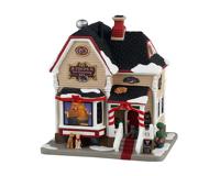 Lemax coco&apos;s cat grooming spa verlicht kersthuisje Caddington Village 2024 - thumbnail