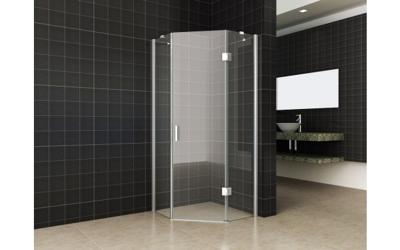 Pento cabine met 1 draaideur 1000 x 1000 x 2000 x 8 mm nano helder glas/chroom Pento cabine met 1 draaideur 1000 x 1000 x 2000 x 8 mm nano helder glas/chroom
