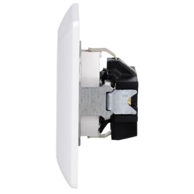 Jung AS1520WW Wandcontactdoos met randaarde Inzetstuk 1-voudig Alpine-wit 1 stuk(s)