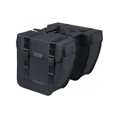 Basil tour dubbele fietstas mik zwart