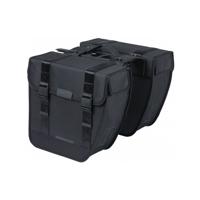 Basil tour dubbele fietstas mik zwart - thumbnail