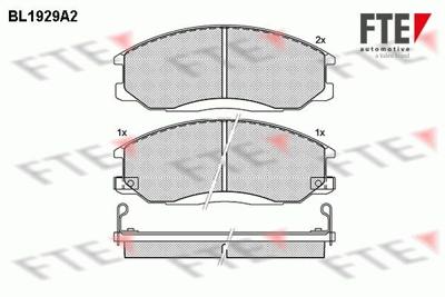Remblokken set BL1929A2
