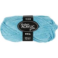 Creativ Company Acrylgaren, turqoise, 50gr, 80m - thumbnail