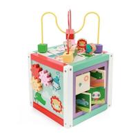 Fisher Price 5in1 Houten Activiteitenkubus - thumbnail