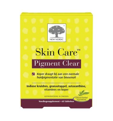 New Nordic Pigment Clear Huidpigmentatie Tabletten