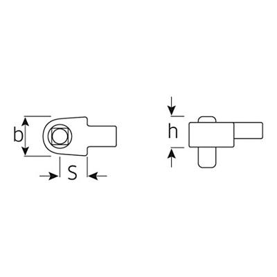 Stahlwille 58243020 Insteekvierkant