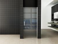 Xellanz Cerra eco nisdeur 800 x 1950 x 6 mm nano helder glas/chroom 20.4020 - thumbnail