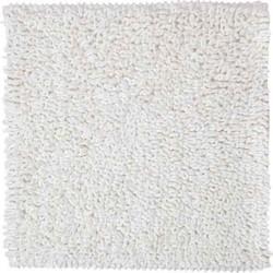 Badmat Sealskin Twist 60x60 cm Microfibre Wit