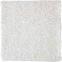 Badmat Sealskin Twist 60x60 cm Microfibre Wit - thumbnail