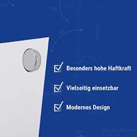 Magneet maul neodymium rond 30mm 21kg nikkel - thumbnail