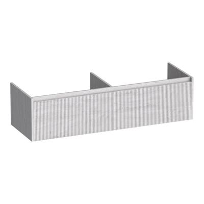 Brauer Embrace Wavy - Onderkast - 140 cm - met 2 Softclose Lades Greeploos en 2 Sifon Uitsparingen - Forest Seashell