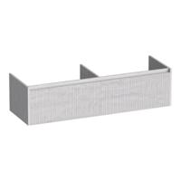 Brauer Embrace Wavy - Onderkast - 140 cm - met 2 Softclose Lades Greeploos en 2 Sifon Uitsparingen - Forest Seashell - thumbnail