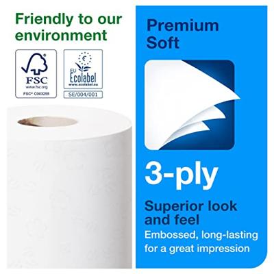 Tork Traditioneel toiletpapier (8 rol) - zacht - 3 laags - 110316 - thumbnail