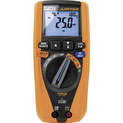 HT Instruments JUPITER Multimeter, RCD-tester Kalibratie (ISO) Digitaal CAT IV 600 V, CAT III 690 V Weergave (counts): 6000 HT Instruments JUPITER Multimeter, RCD-tester Kalibratie (ISO) Digitaal CAT IV 600 V, CAT III 690 V Weergave (counts): 6000