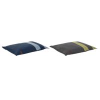Hondenbed DKD Home Decor 90 x 10 x 70 cm 90 x 70 x 10 cm Grijs Blauw 2 Stuks - thumbnail