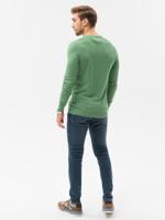 Edoti - Heren Sweater - Groen - Aansluitend - Ronde Halslijn - thumbnail