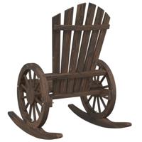 Schommelstoelen 2 st Adirondack massief vurenhout - thumbnail