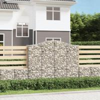 Schanskorven 13 st gewelfd 200x50x160/180 cm ijzer - thumbnail