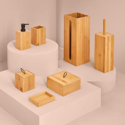 Zeepdispenser 5five Simply Smart Terre Bamboe Zwart Hout Zeepdispenser 5five Simply Smart Terre Bamboe Zwart Hout