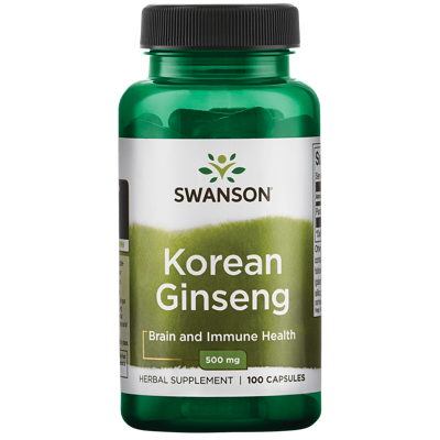 Korean Ginseng 500mg | Swanson | 100ct