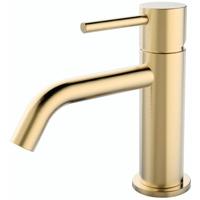 Wiesbaden Style Wastafelkraan - Geborsteld Messing - thumbnail