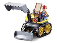 Sluban Mini Excavator bouwstenen set (M38-B0377C) - thumbnail