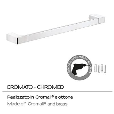 Handdoekhouder Sapho Pirenei Hangend 45 cm Chroom Handdoekhouder Sapho Pirenei Hangend 45 cm Chroom