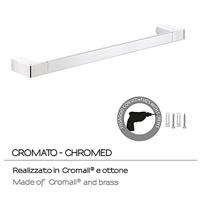 Handdoekhouder Sapho Pirenei Hangend 45 cm Chroom Sapho - thumbnail