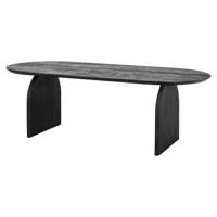 Richmond Eettafel 'Hudson' 235 x 100cm, kleur Zwart - thumbnail
